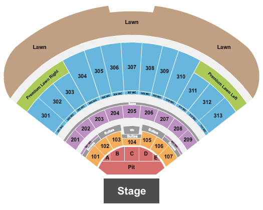 Morton Amphitheater Marilyn Manson Seating Chart